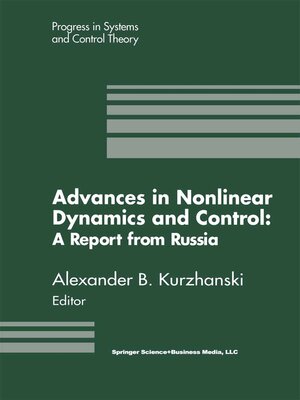 cover image of Advances in Nonlinear Dynamics and Control